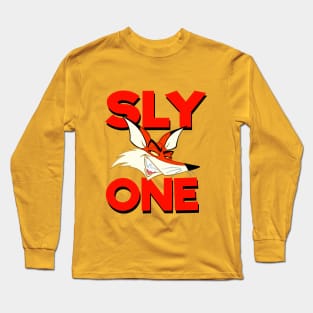 Sly One Fox Design Long Sleeve T-Shirt